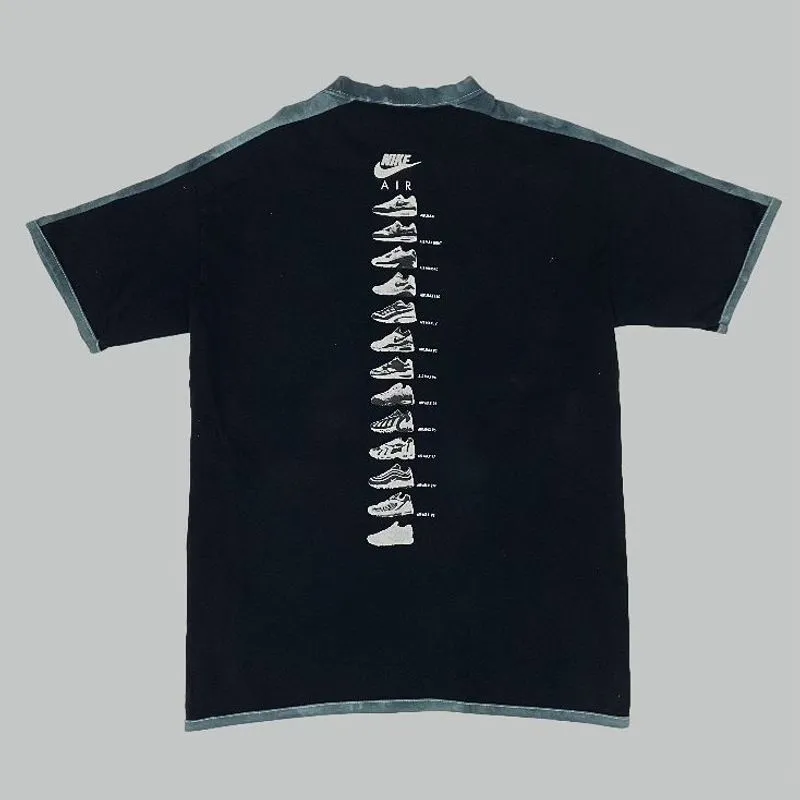 Nike Vintage Y2K T-shirt Pria white black photo 1