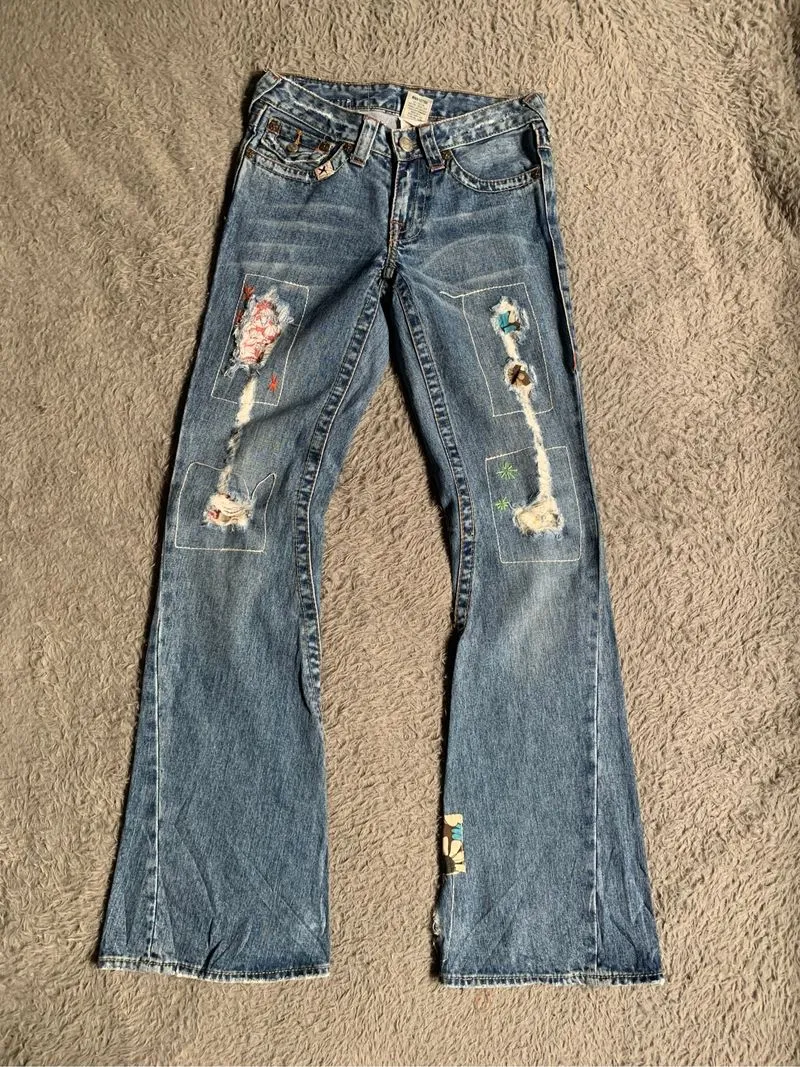 Vintage True Religion Woodstock Flare Jeans Pants photo 1