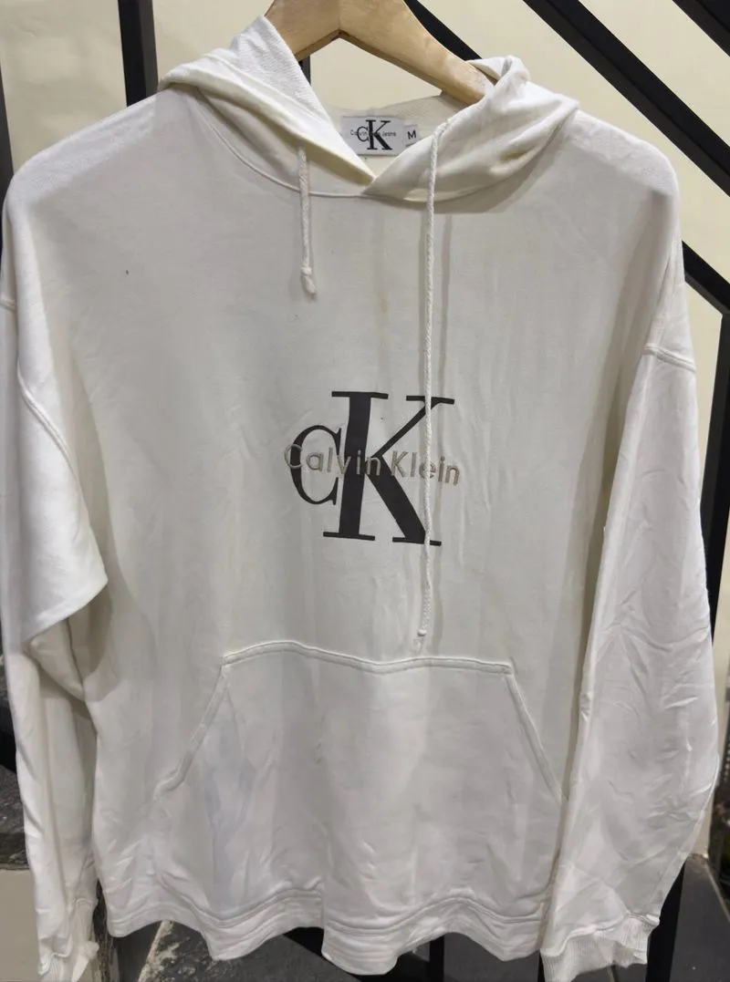 Hoodie Calvin Klein Sweatshirt Hoodie White photo 1