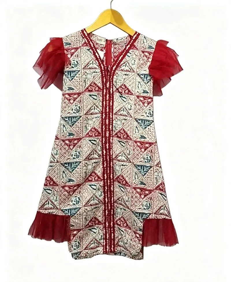 PRELOVED DRESS BATIK ANAK PEREMPUAN  photo 1