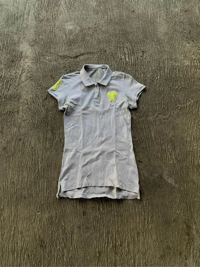 Item(s) : Giordano Logo Skiny Grey Short Women’s Polo Shirt  photo 1