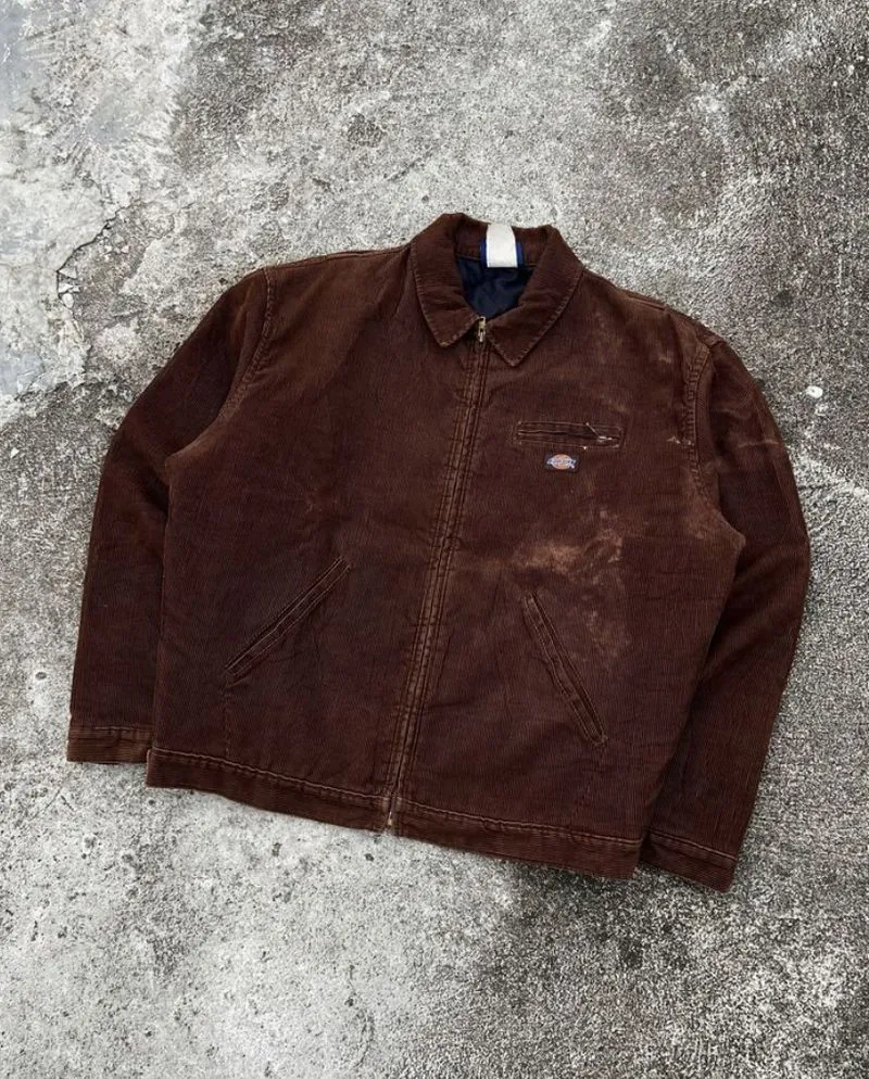 Dickies Cosplay Casual Harrington jacket Pria brown photo 1