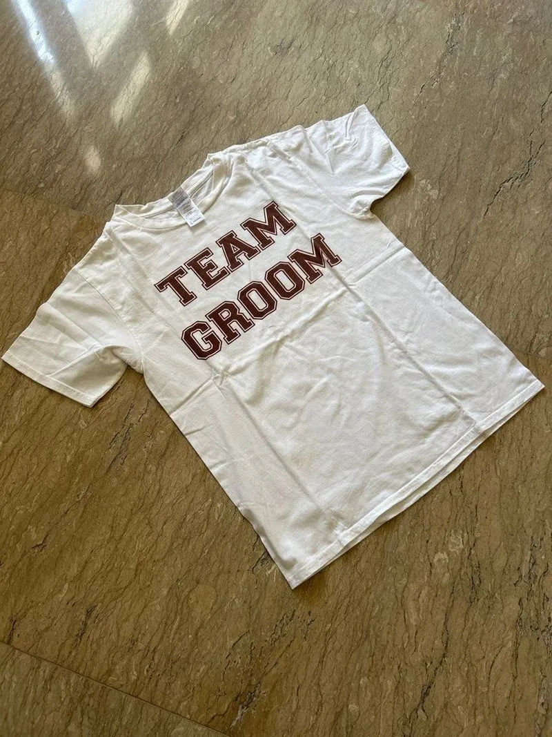 team groom 61*45 gildan tee tshirt photo 1