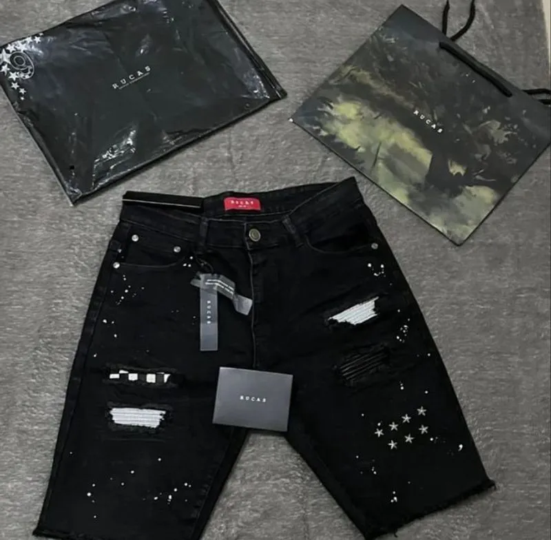 Rucas Cosplay Casual Jeans Pria black photo 1