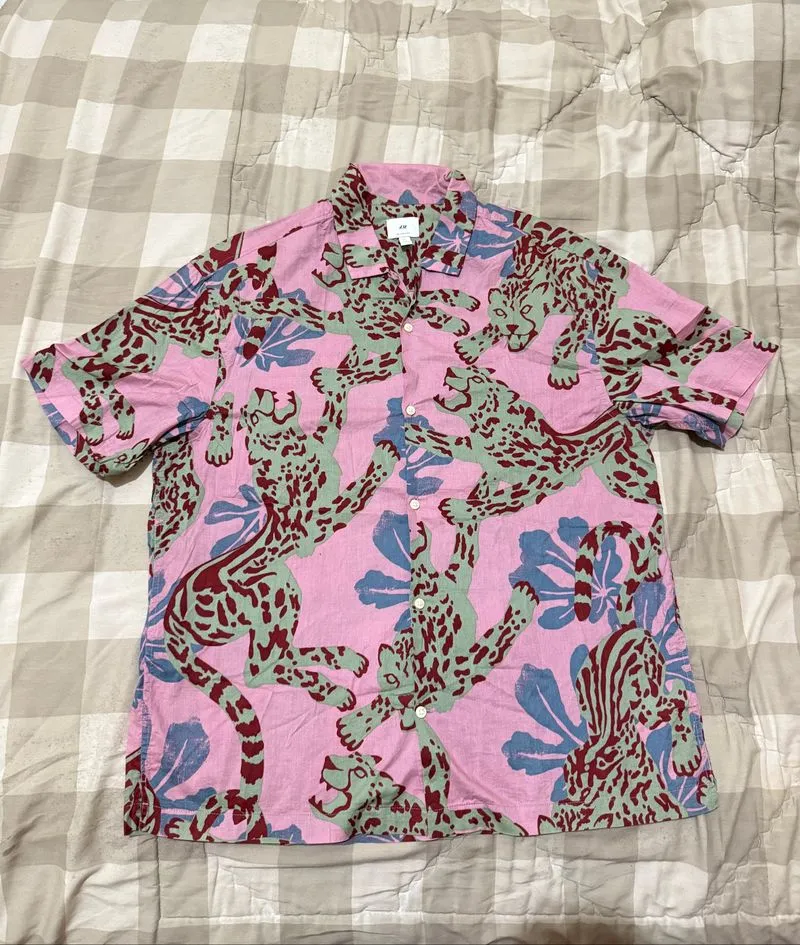 Summer shirt H&M Pink pattern  photo 1
