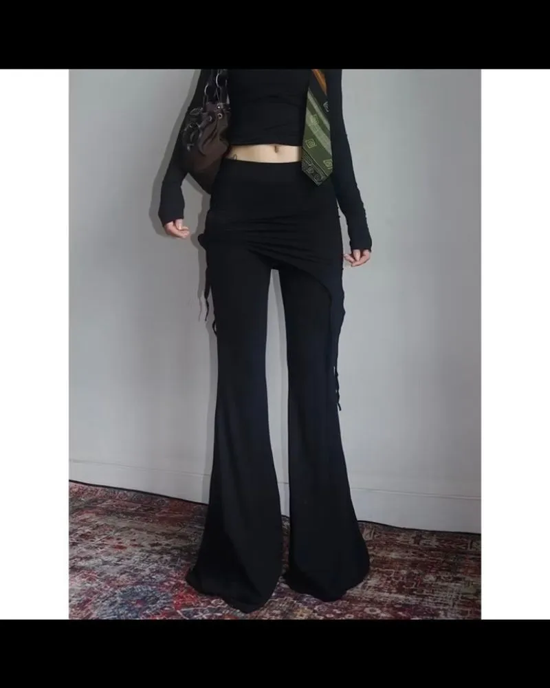WEAR SAREY FLARED SKIRT OVER PANTS photo 1