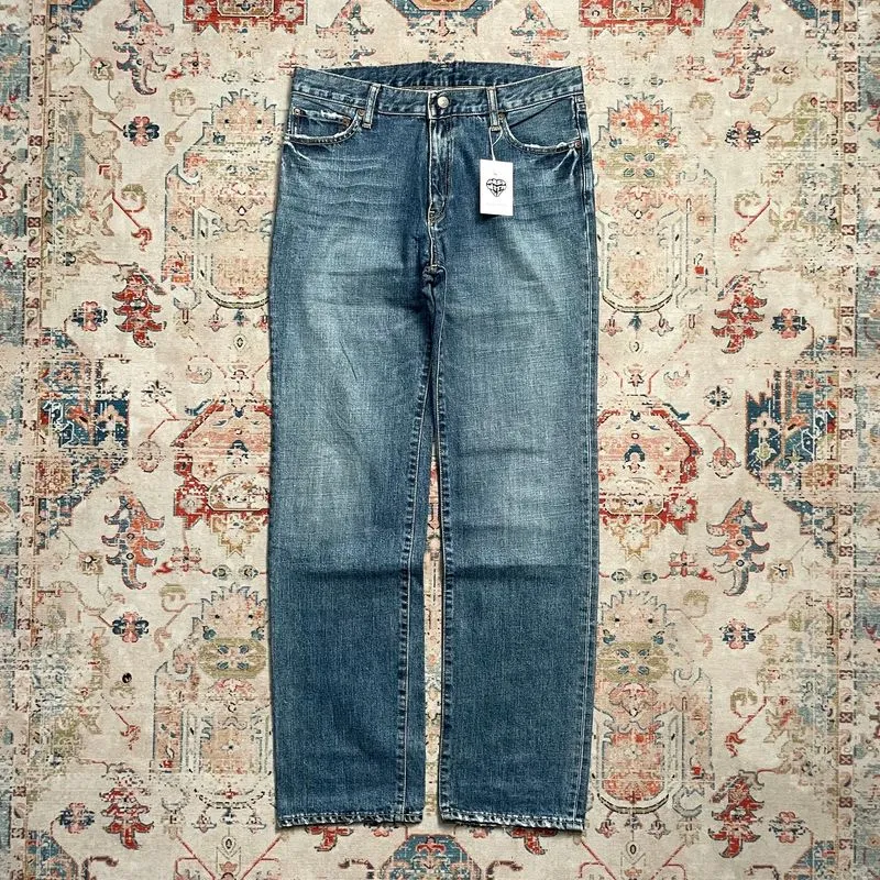 Uniqlo S002 Blue Washed Jeans Fit ST09 photo 1