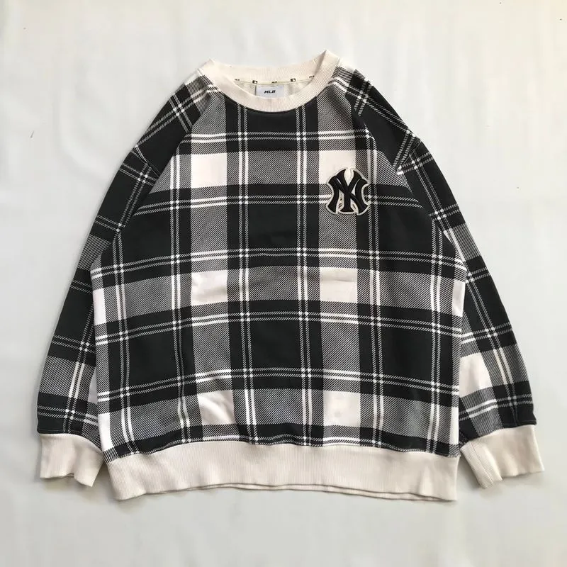 MLB YANKEES | CREWNECK PLAID | Sell4nything photo 1
