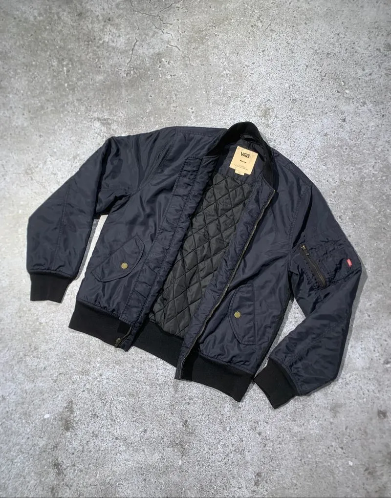 VANS BOMBER JACKET BLACK  photo 1