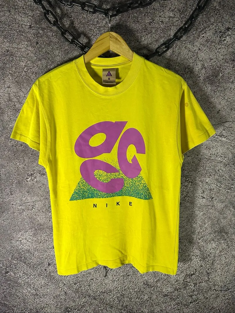 Nike - ACG Logo Tee "Opti Yellow" photo 1