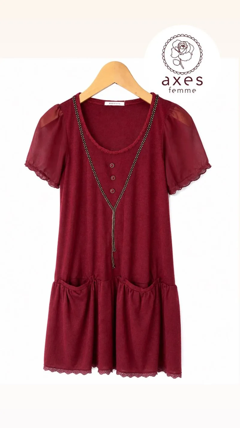 Axes Femme red overjeans summer collection photo 1