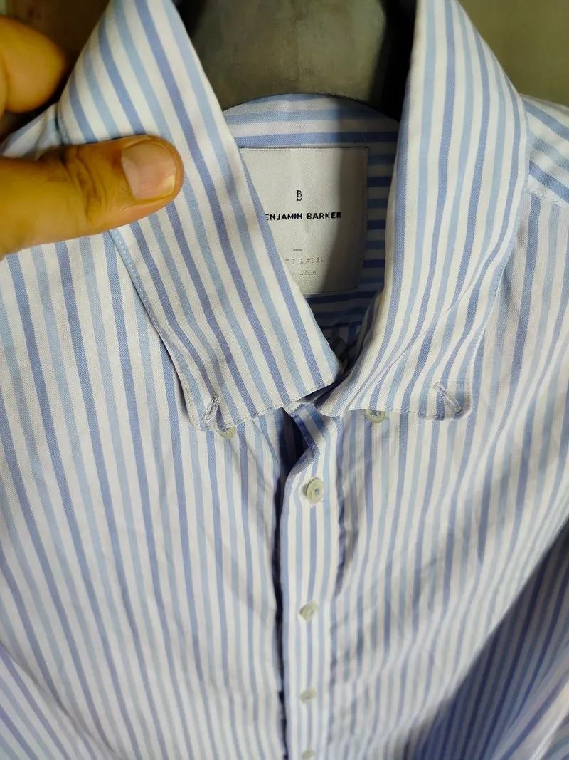 kemeja Stretch pria Benjamin barker SIZE L photo 1