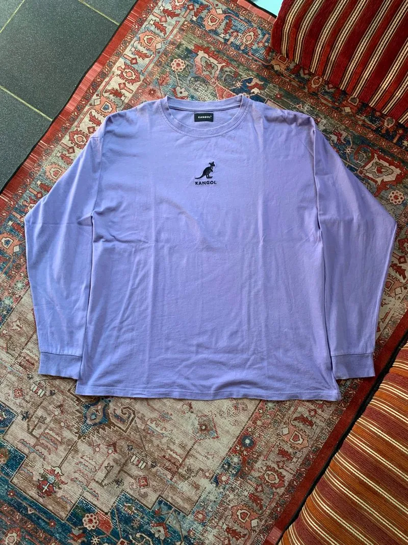 Longslave kangol purple logo photo 1