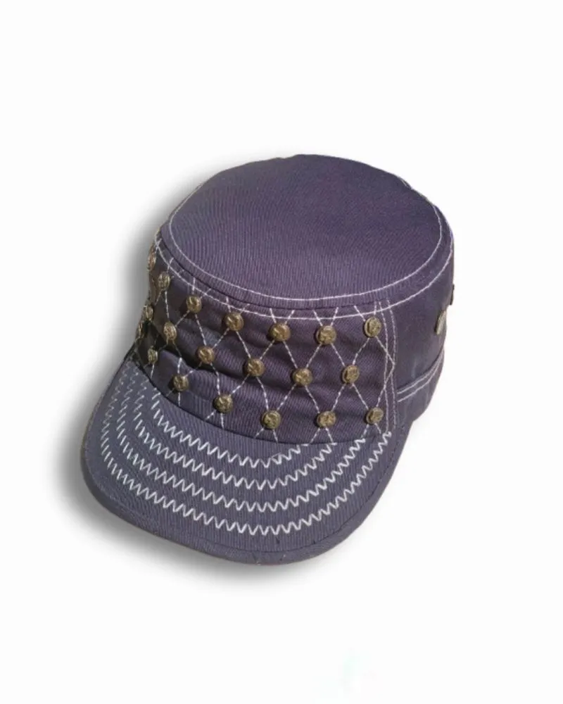 Y2k studed cadhet hats skull, Tage putih mede in china photo 1