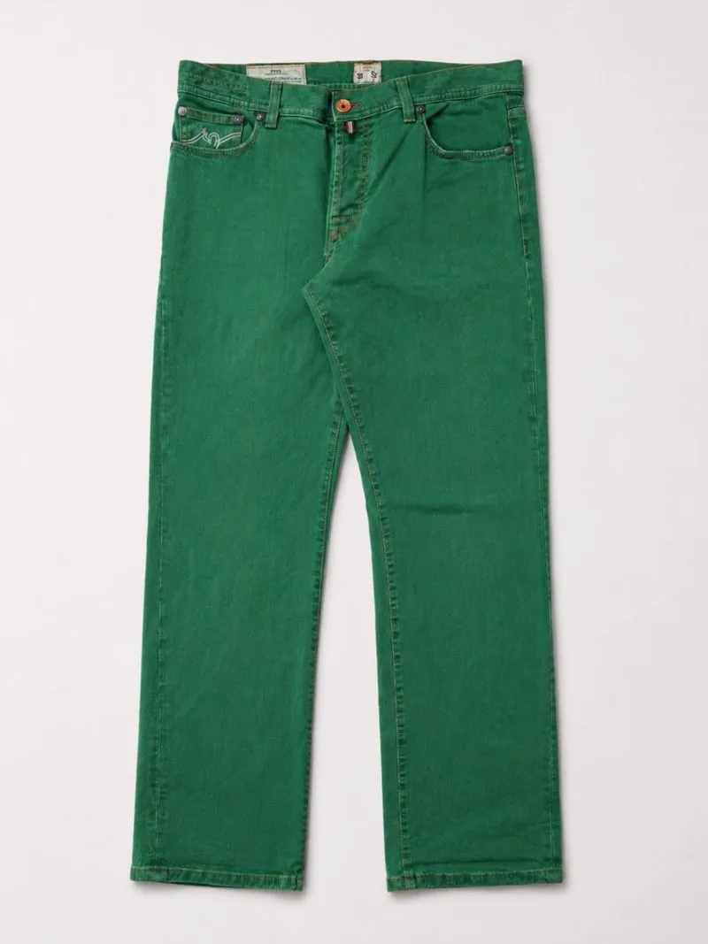 PT TORINO PT05 BUTTON FLY GREEN DENIM photo 1