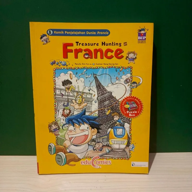 Komik Penjelajahan Dunia 1: Prancis (Treasure Hunting France photo 1
