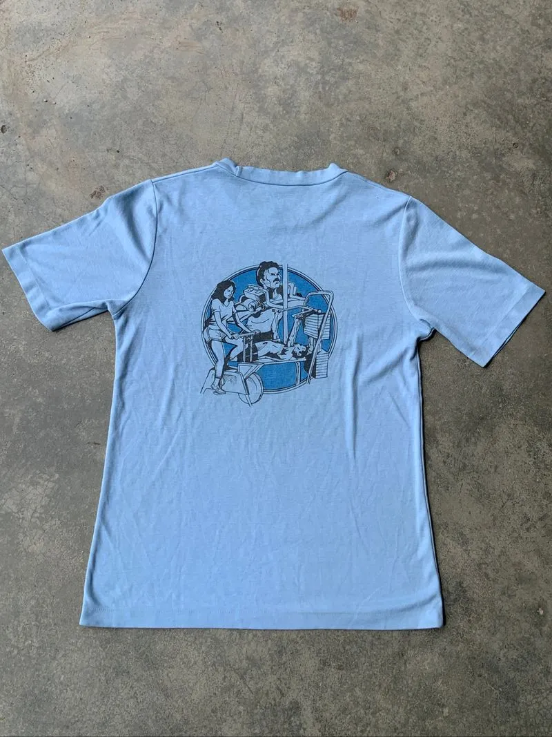 80’s Health & Fitness Blue Tee photo 1