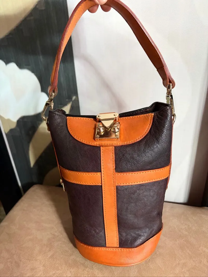 Tas Bucket genuine leather  photo 1