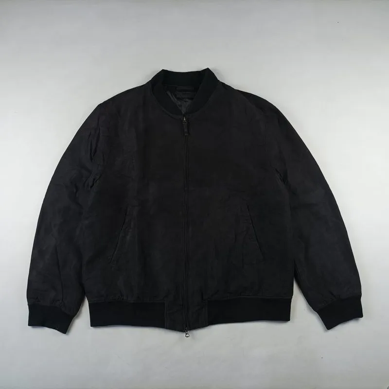 Uniqlo faux suede bomber size XL pria K020 photo 1