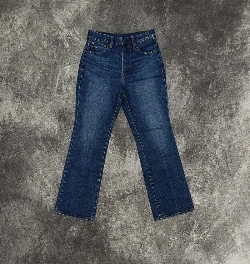 Celana Denim BootCut Global Uniqlo (GU) Blue Wash Original photo 1