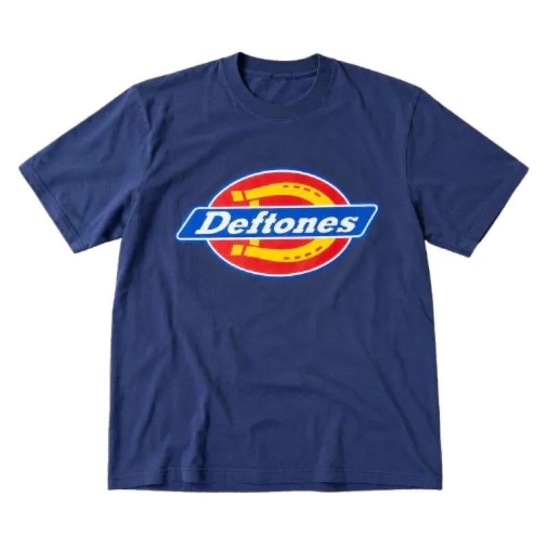 Rare Deftones Merch Band Tee T-Shirt Logo Dickies Parody photo 1