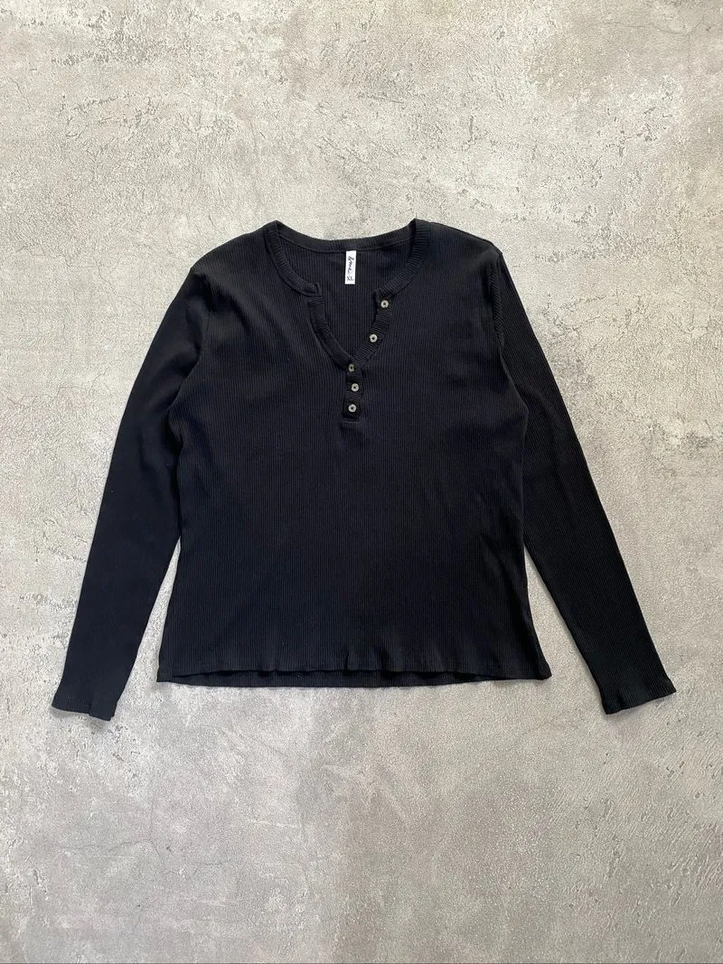 Y2K Henley Shirt by & Me photo 1