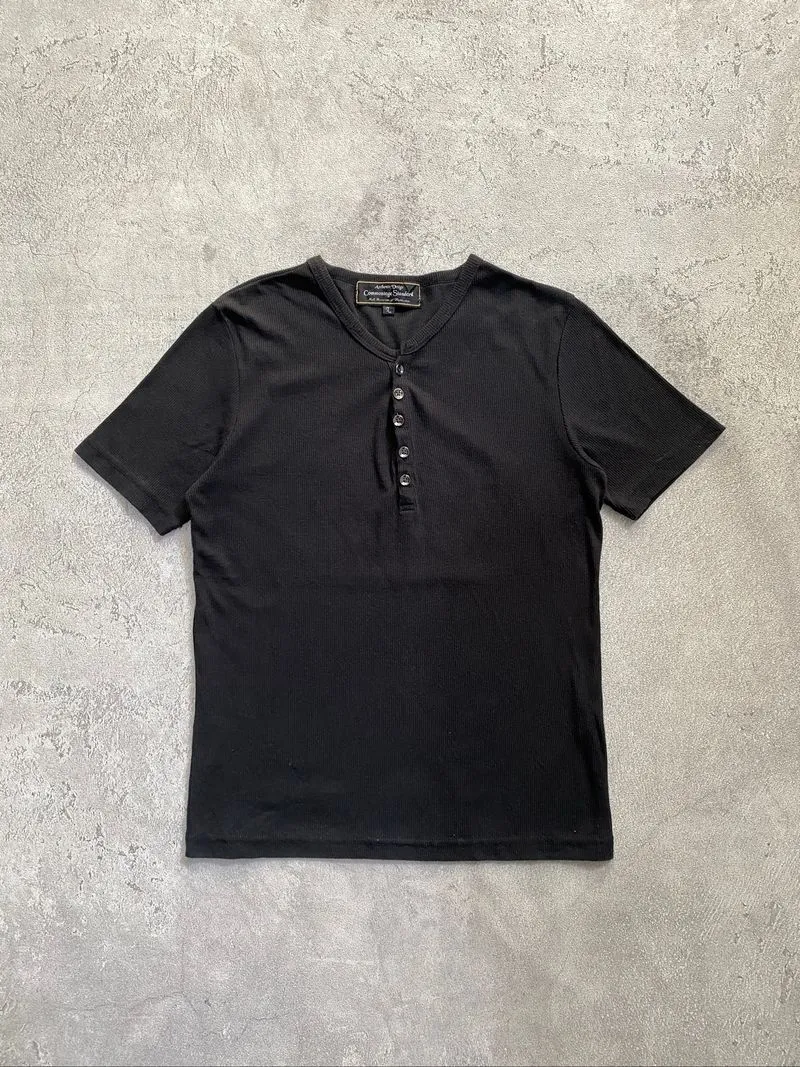 Y2K Henley Shirt by Authentic Design Commontage Standar photo 1
