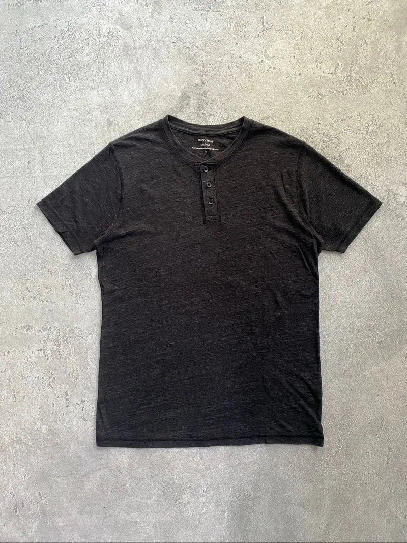Y2K Henley Shirt by Empolham Brad Pitt Style photo 1
