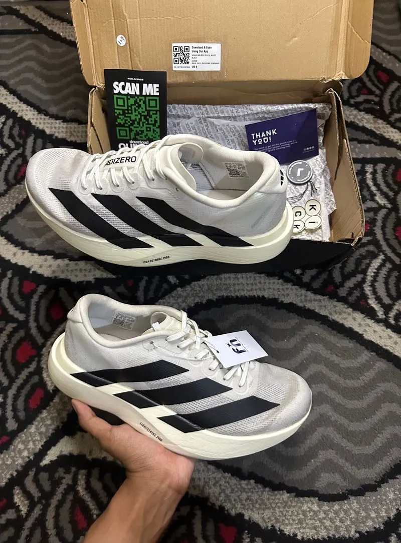 Adizero Evo SL white black ORIGINAL  photo 1