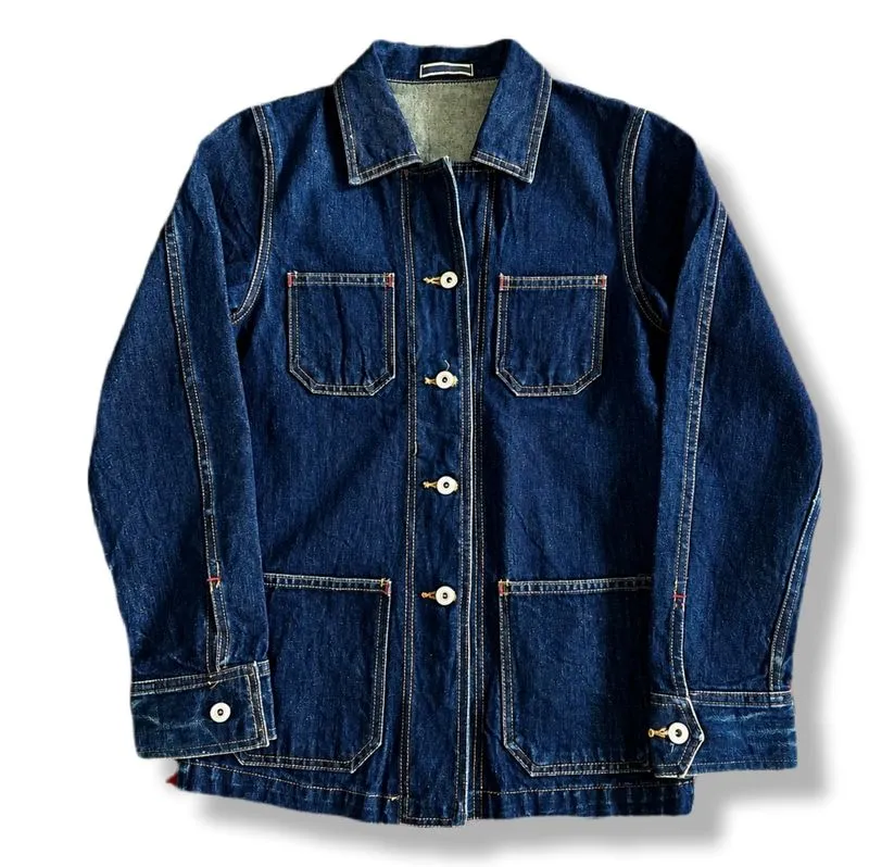 PAL'LAS PALACE SELVEDGE DENIM CHORE JACKET | OUTERWEAR | NM1 photo 1