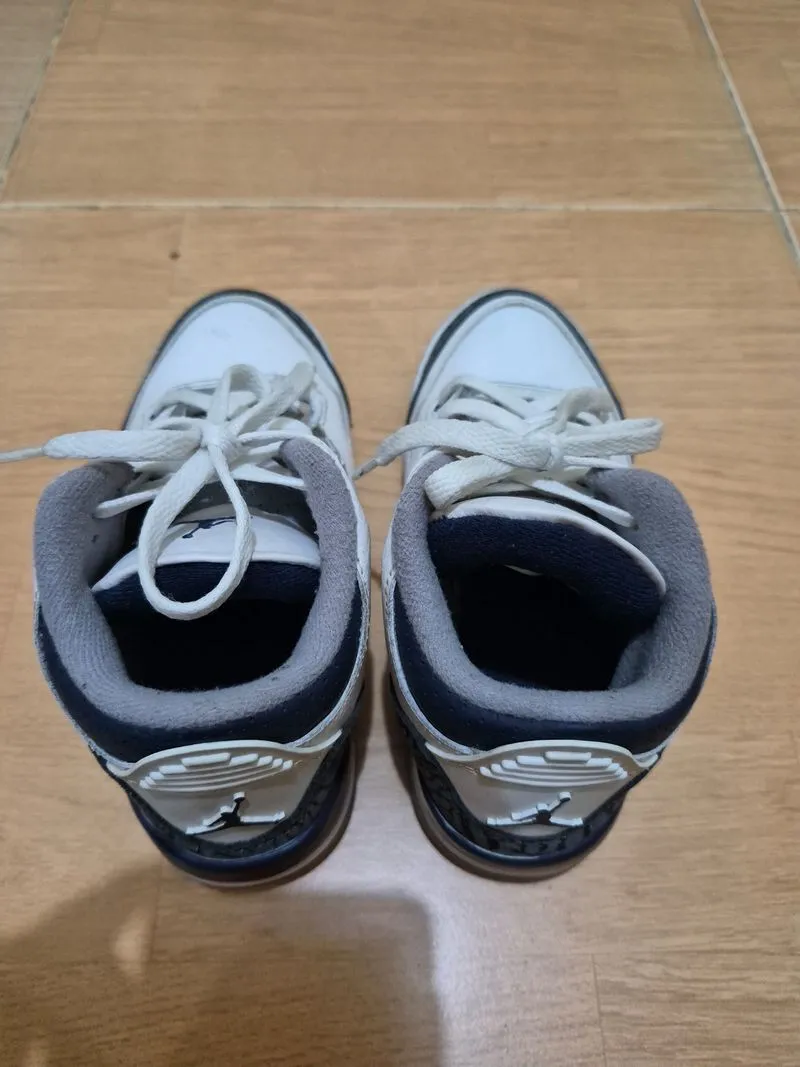 SEPATU ANAK NIKE JORDAN 3 RETRO MIDNIGHT BLUE photo 1