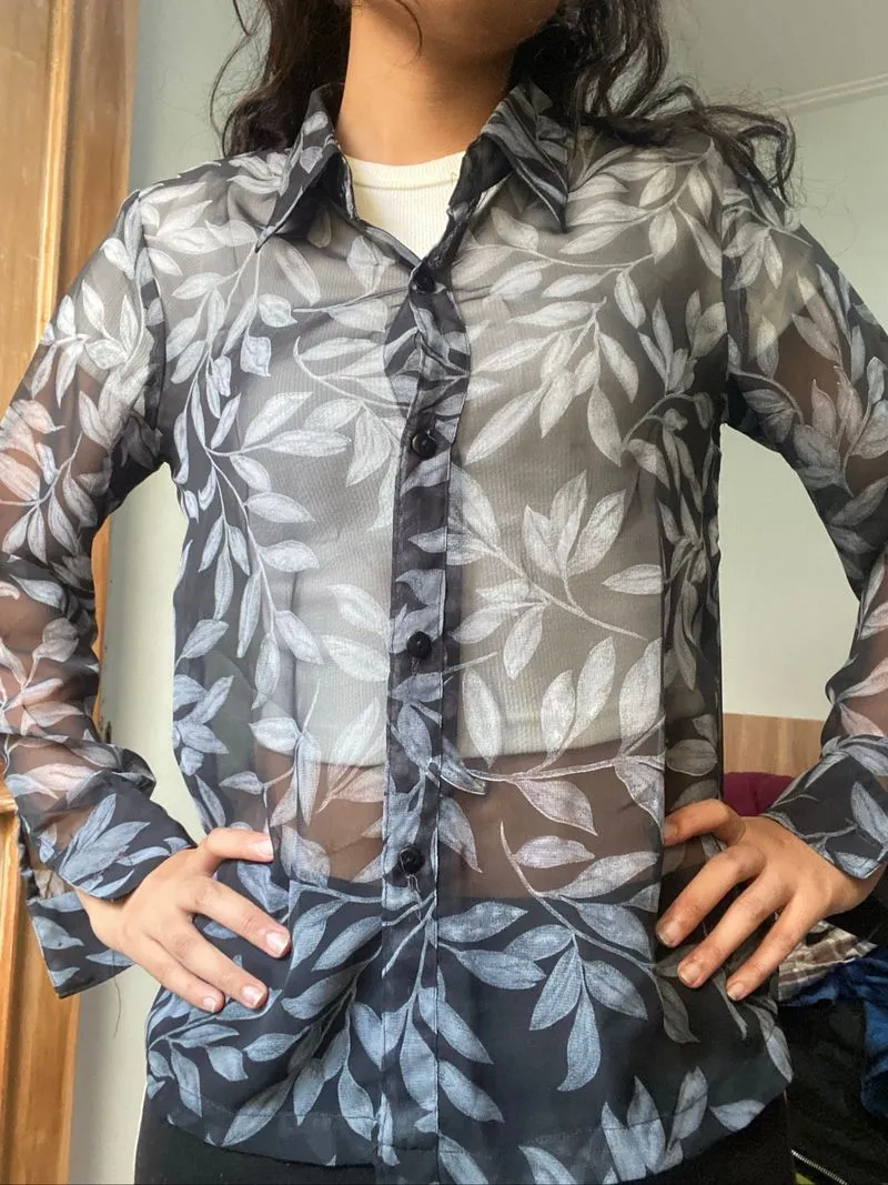 Mesh Blouse Shirt photo 1