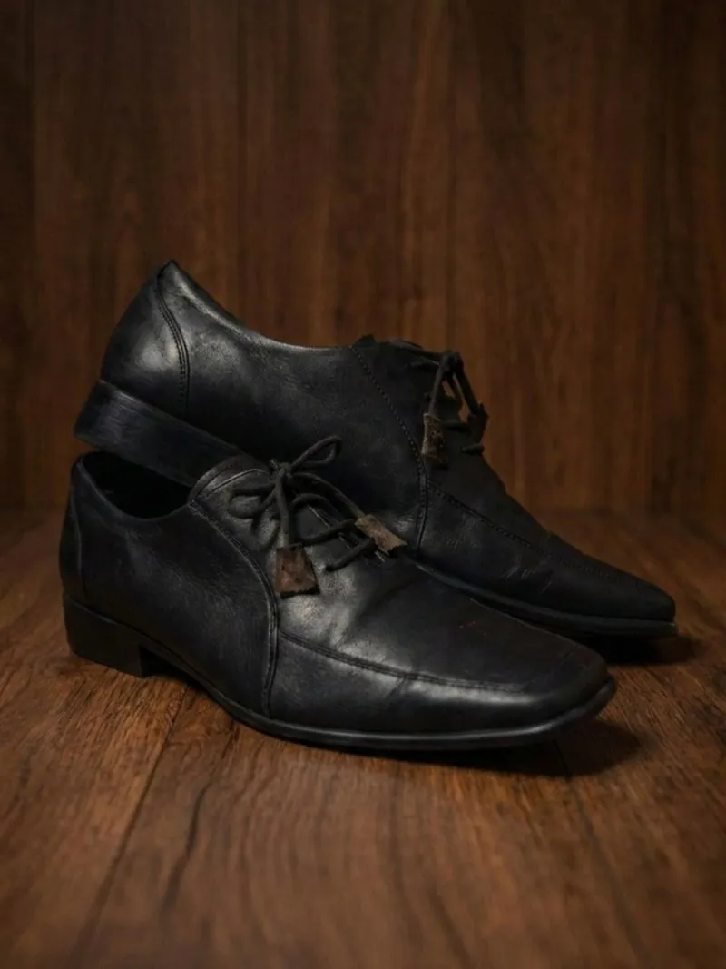 Pedro Mens Pantofel Leather 'Black' photo 1