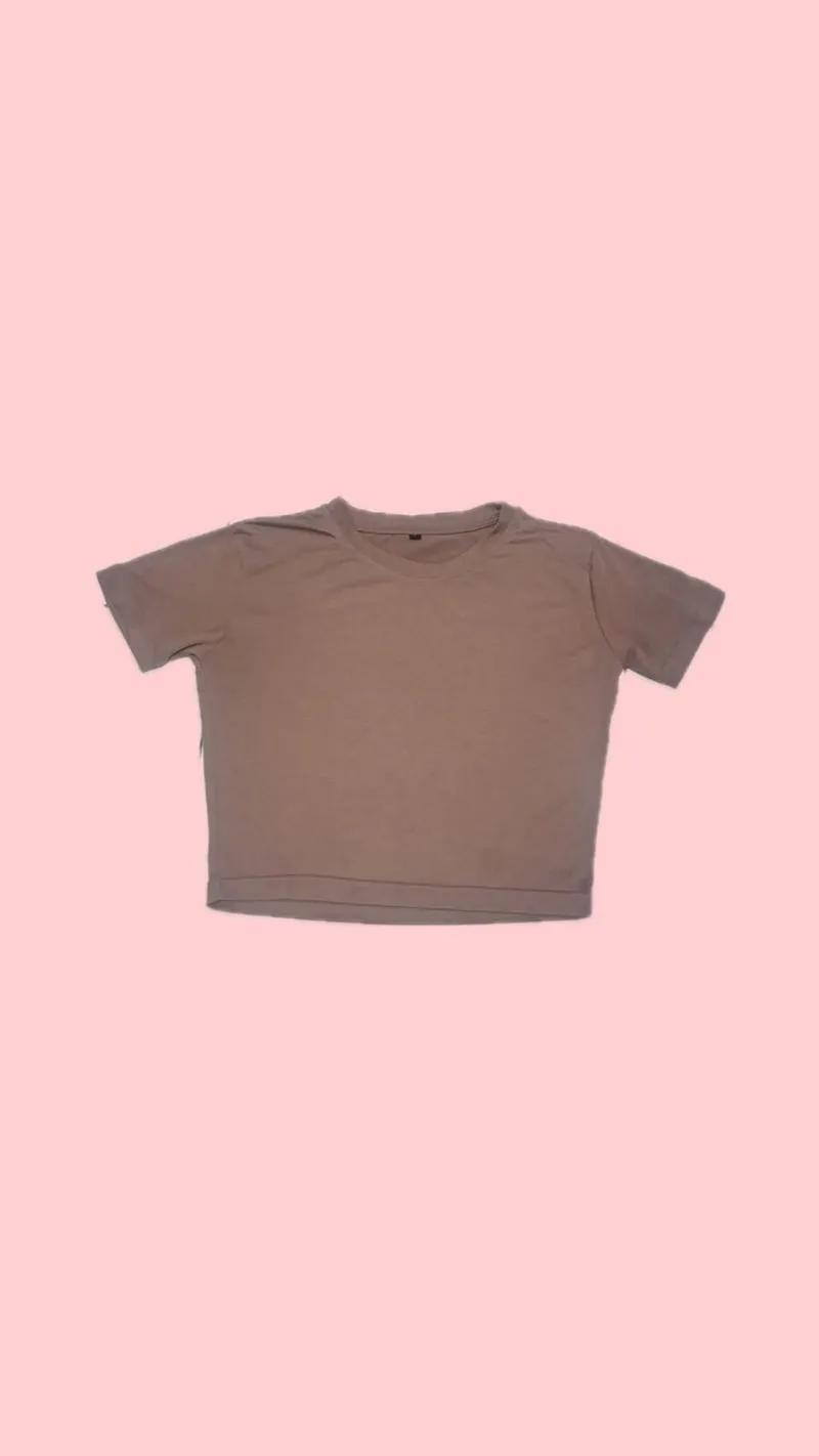 crop top kaos  photo 1