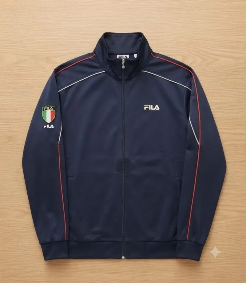 Jaket Tracktop FILA Navy Original Sporty  photo 1
