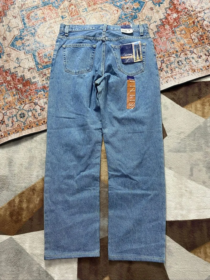 LONG PANTS DENIM Y2K BASIC EDITION ex BNWT photo 1