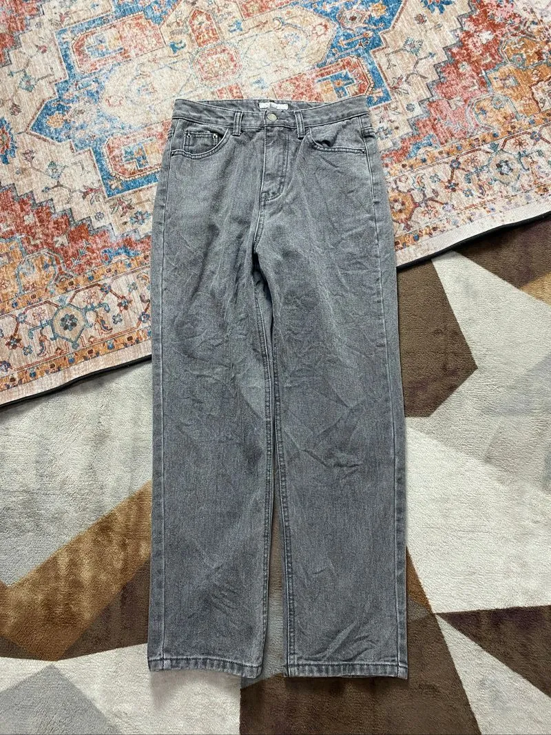 LONG PANTS DENIM Y2K POMELO DARKGREY WASHED photo 1