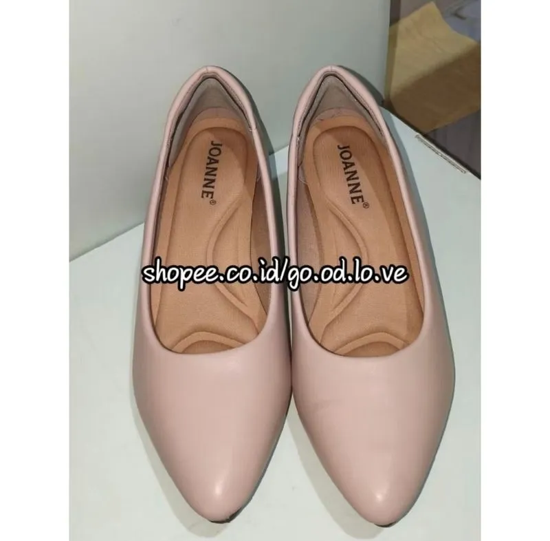 JOANNE JN495 Pump Heels Sepatu Kerja Wanita 5 cm Warna Nude photo 1