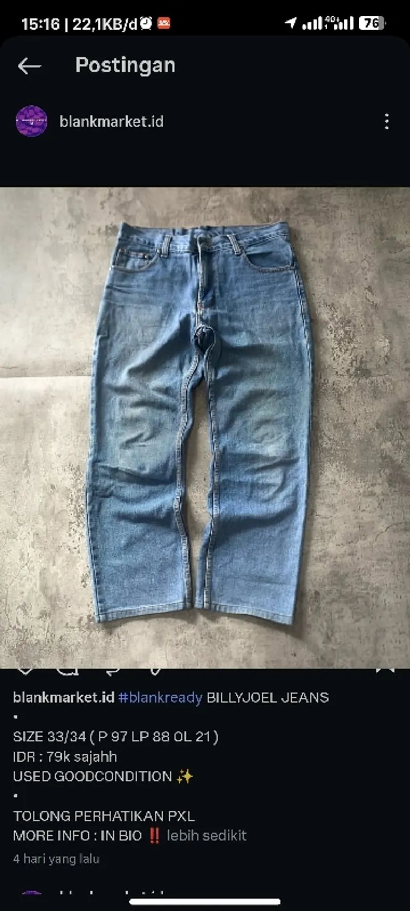 BILLYJOEL JEANS photo 1