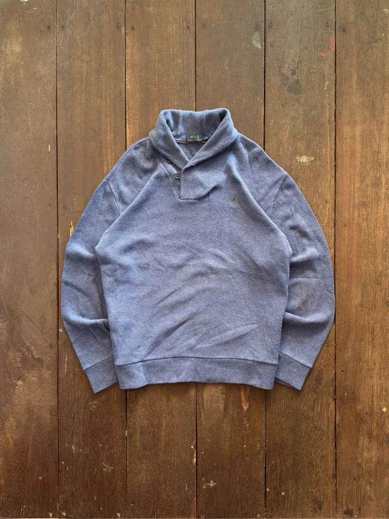 PRL Shawl Neck Knit Sweater photo 1