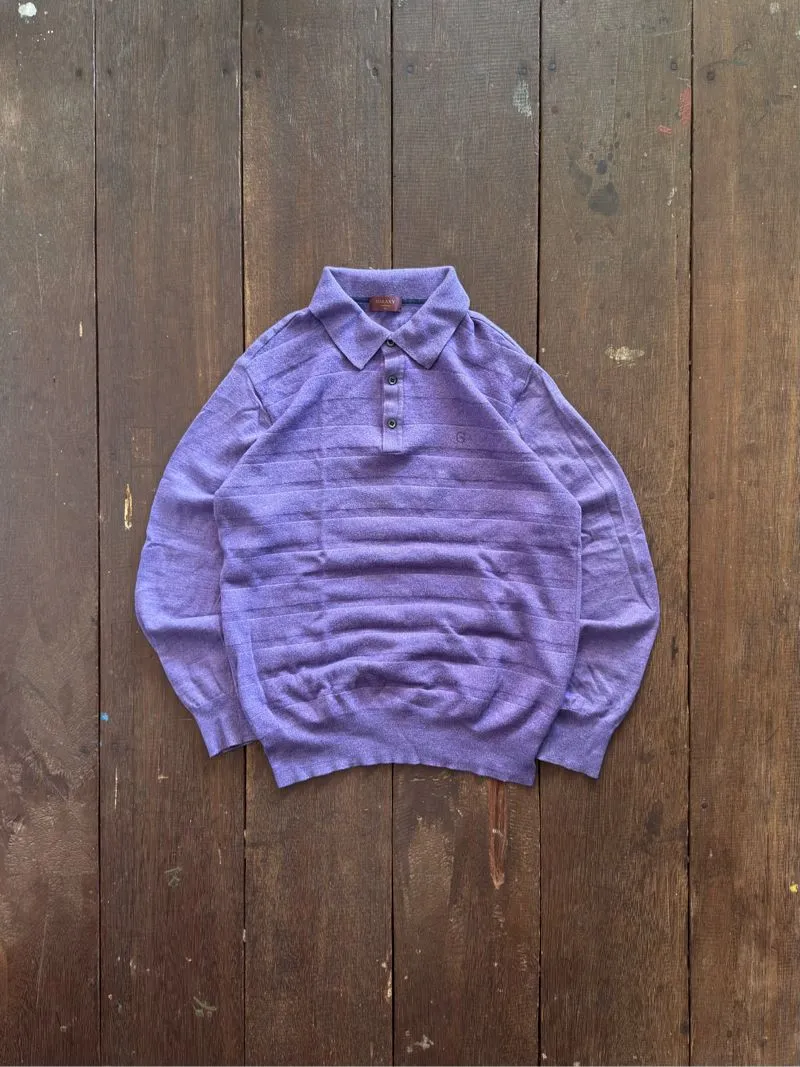 Galaxy Pattern Polo Knit photo 1