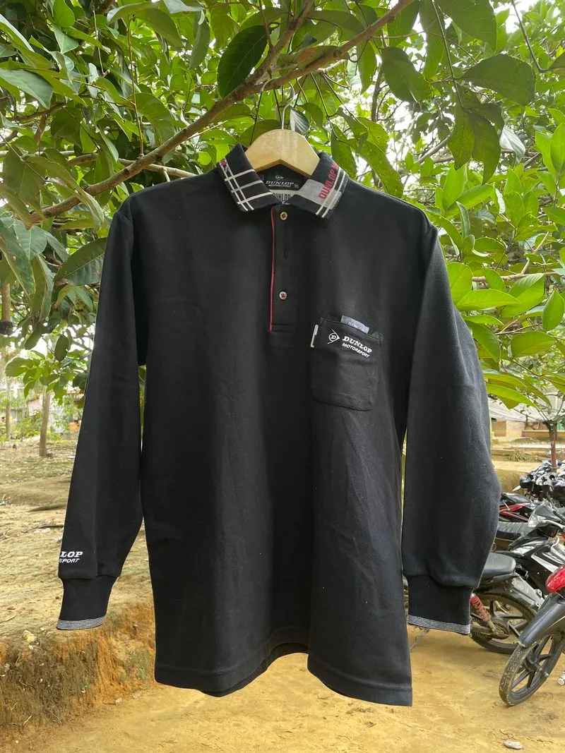 Dunlop Biker Polo shirt Pria black photo 1