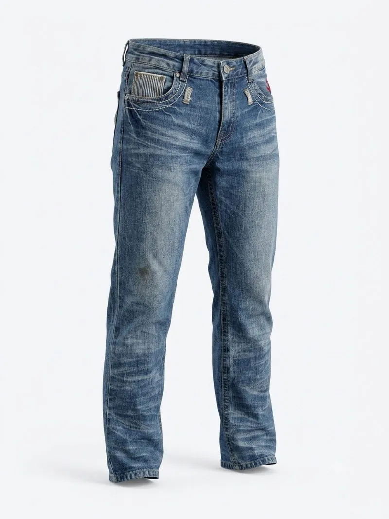 Jeans Bootcut RR, jeans vintage, jeans fading photo 1