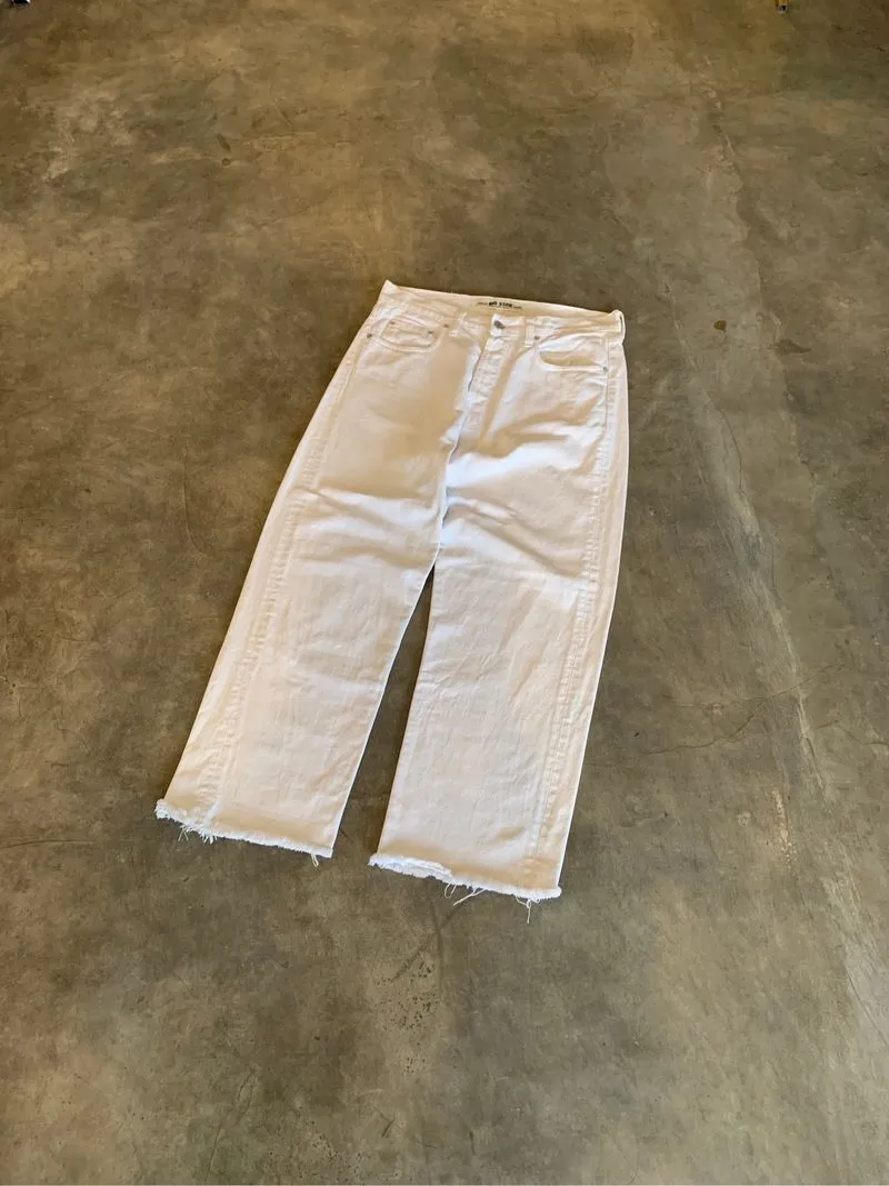 Big star vintage denim long pants white photo 1
