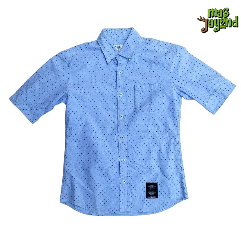 Japanese brand Casual Formal shirt Pria blue photo 1