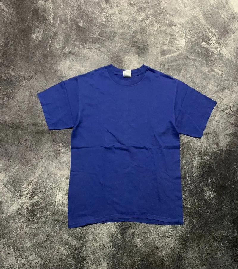 Anvil Red Blank Tee Made Usa photo 1
