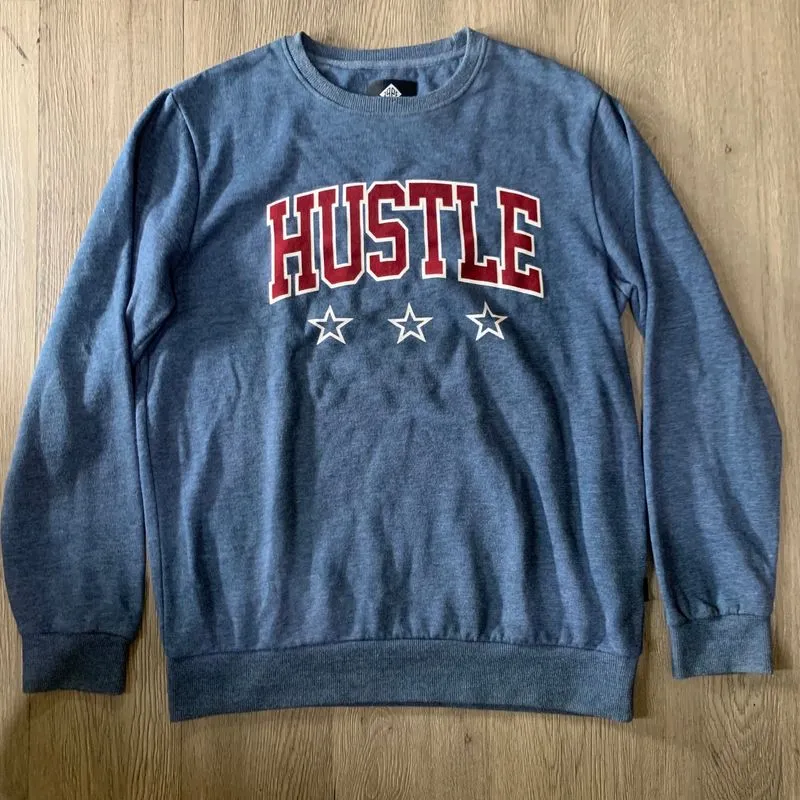 Cotton On Grunge Casual Sweatshirt Pria blue photo 1