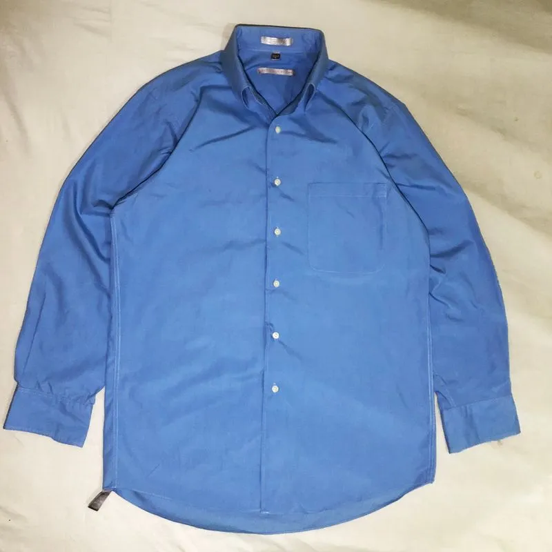 Minimalist Formal shirt Pria blue photo 1