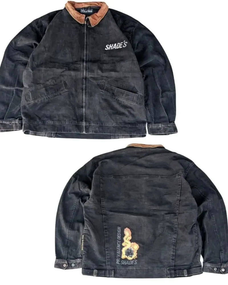 SHADES INDIVIDUAL DESIGN - Jaket Duck Canvas Denim Pria photo 1