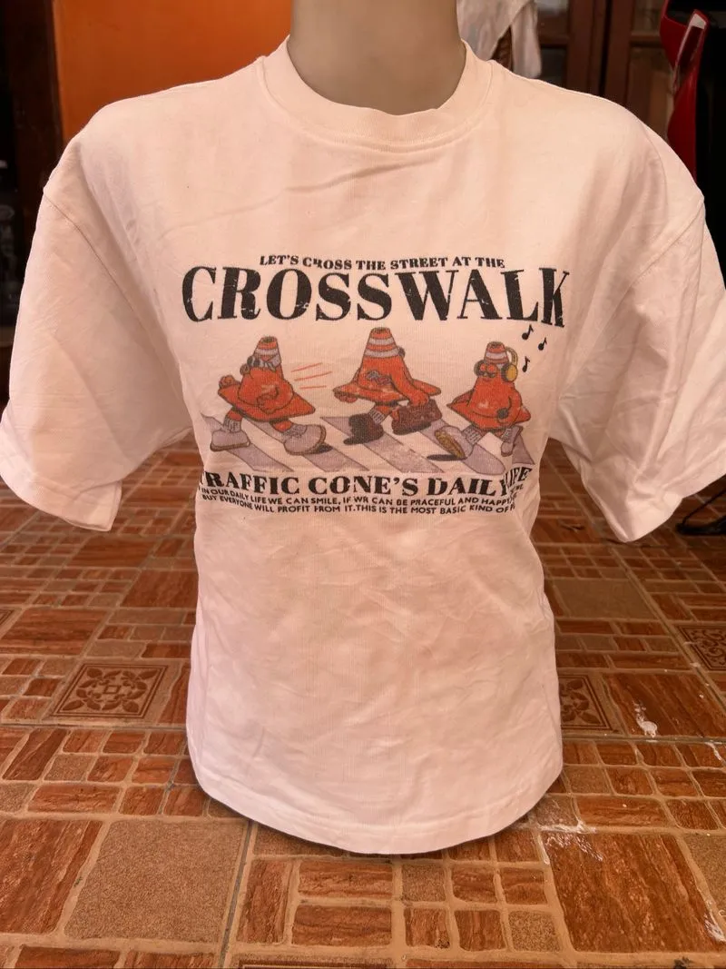 Croswalk top white photo 1